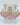 Baby Pink Chandbali with White stone and Pearls - Kimikii Jewellery