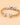 Crystal - embellished Gold Braid cuff Bracelet - Kimikii Jewellery