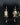 Golden Flower Dangling Pearl Earrings - Kimikii Jewellery