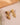 Golden Triple Heart Drop Earrings - Kimikii Jewellery