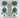Green Emerald and Pearl Oxidised Jhumka - Kimikii Jewellery