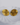 Minimal Golden Round Studs - Kimikii Jewellery
