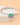 Rhodium Plated Imported White leather Ocean Crystal Bracelet - Kimikii Jewellery