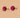 Ruby Crystal Gold plated Round Solitaire Earrings - Kimikii Jewellery