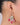 Silver Oxidised Red Gemstone and Pearl Drop Earrings - Kimikii Jewellery