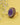 Yellow crystal embelished Amathyst stome Ring - Kimikii Jewellery