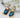 Angel Butterfly Crystal Duo Statement Earring - Kimikii Jewellery