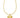 Golden angel heart pendant with hasli style chain - Kimikii Jewellery