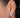 Rhodium Plated Tiger Head Hoop Earrings - Kimikii Jewellery