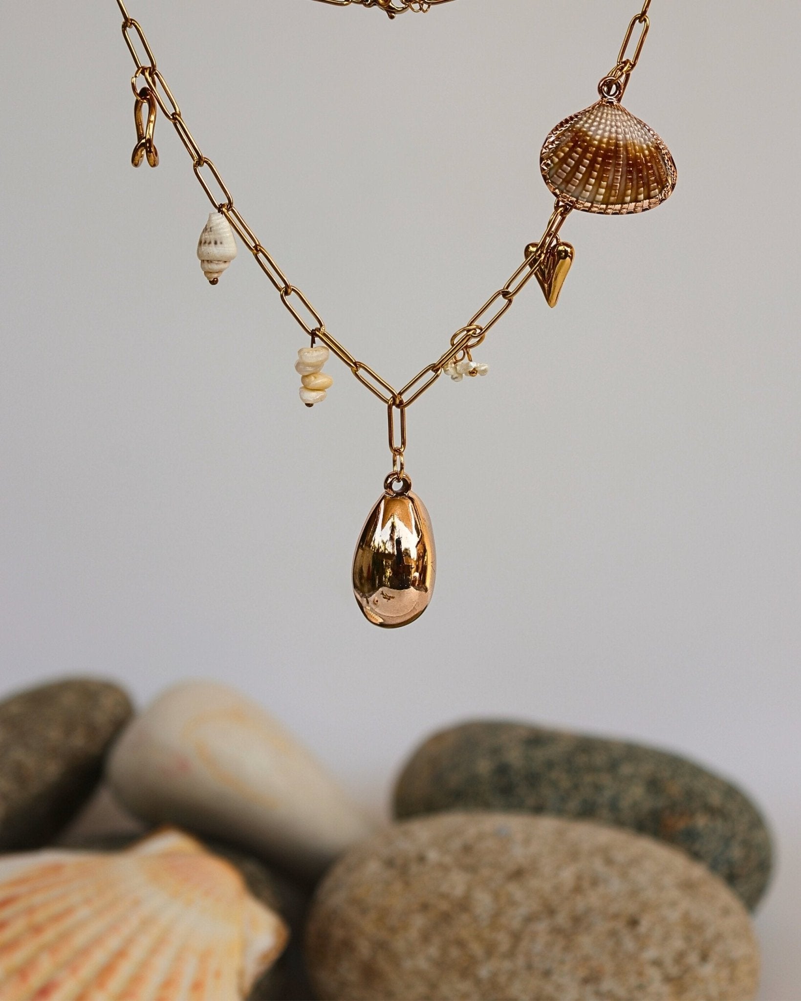 Venus Shell Venus Shell Fringe Necklace – Kimikii Jewellery